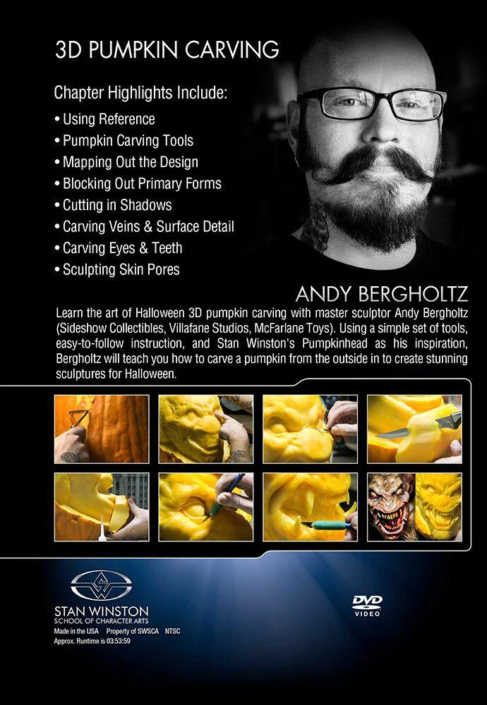 Stan Winston Studio 3D Pumpkin Carving (DVD) - Image 2