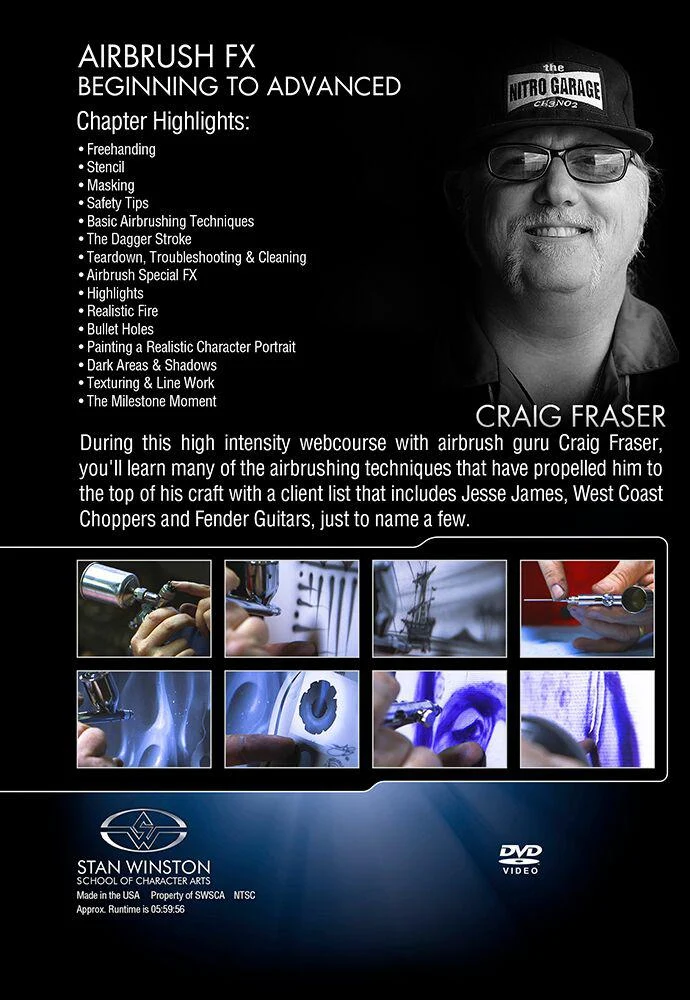Stan Winston Studio Airbrush FX - Beginning to Advanced (DVD) - Image 2