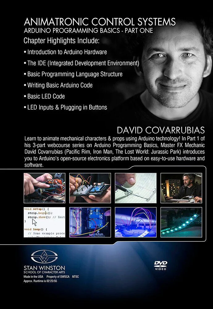 Stan Winston Studio Animatronic Control Systems - Arduino Programming Basics (DVD) - Image 2