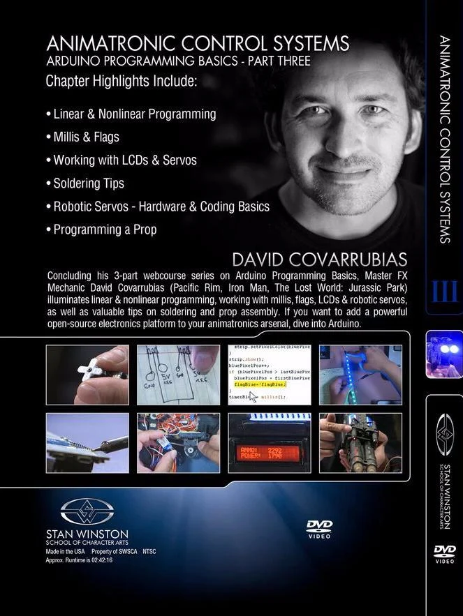 Stan Winston Studio Animatronic Control Systems - Arduino Programming Basics (DVD) - Image 6