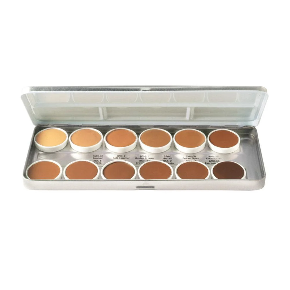 Ben Nye Olive-Brown Matte HD Foundation Palette (BFP12)