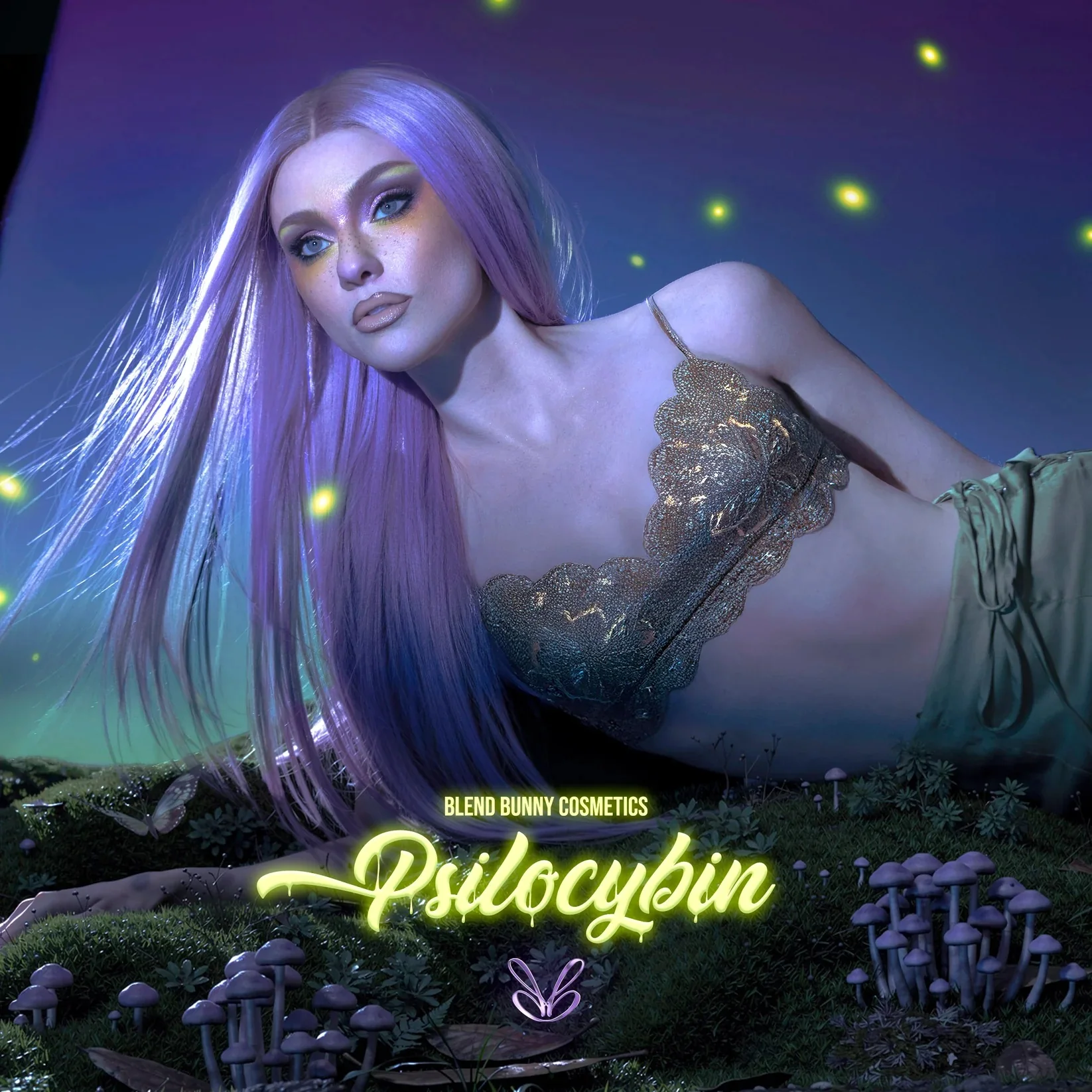 Blend Bunny Cosmetics Masterclass Psilocybin Cheek Palette - Image 8