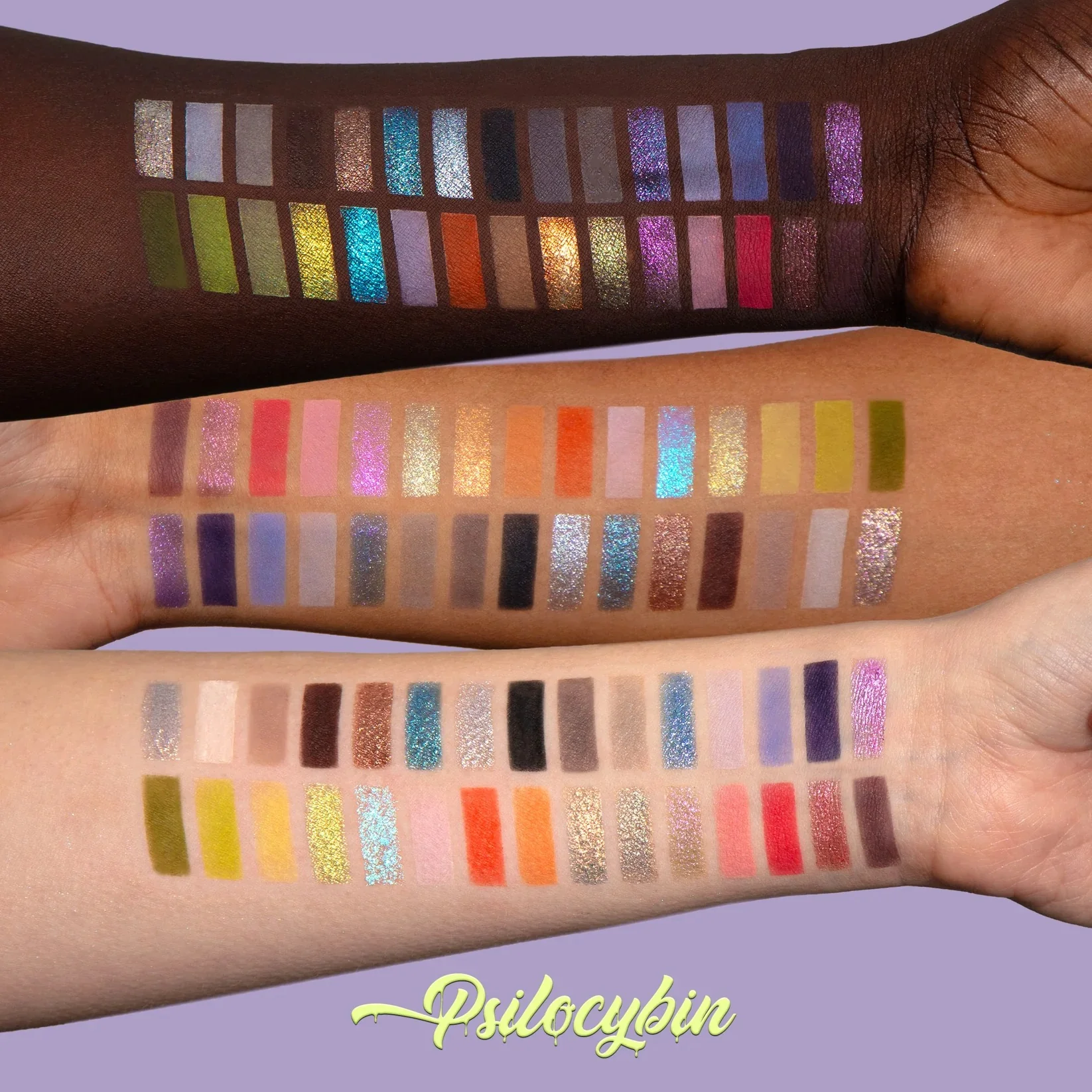 Blend Bunny Cosmetics Psilocybin Artistry Eyeshadow Palette - Image 3