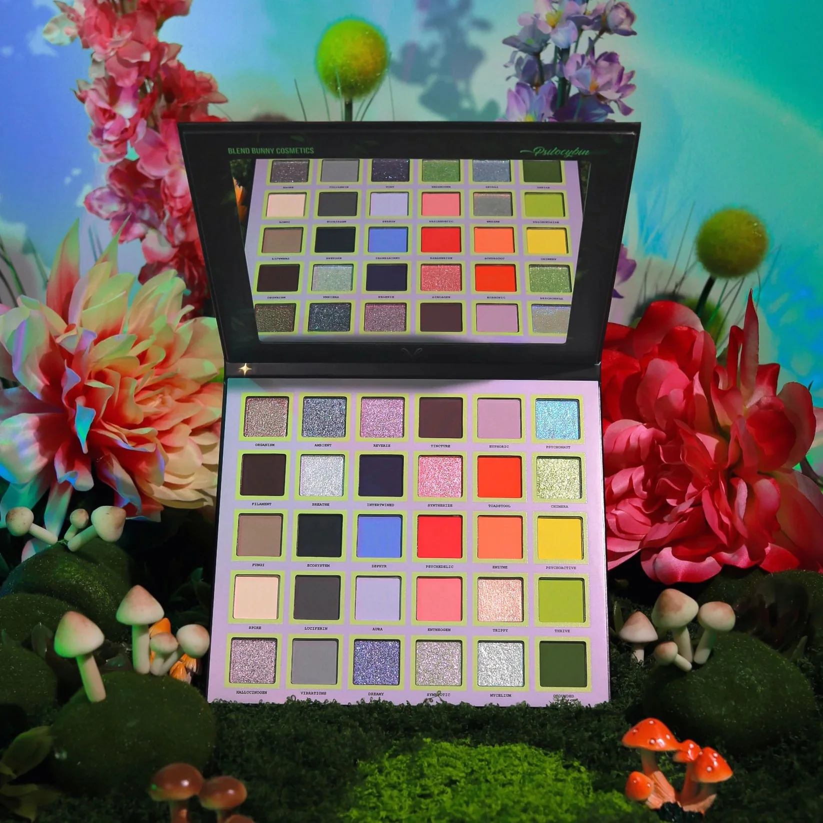 Blend Bunny Cosmetics Psilocybin Artistry Eyeshadow Palette - Image 7