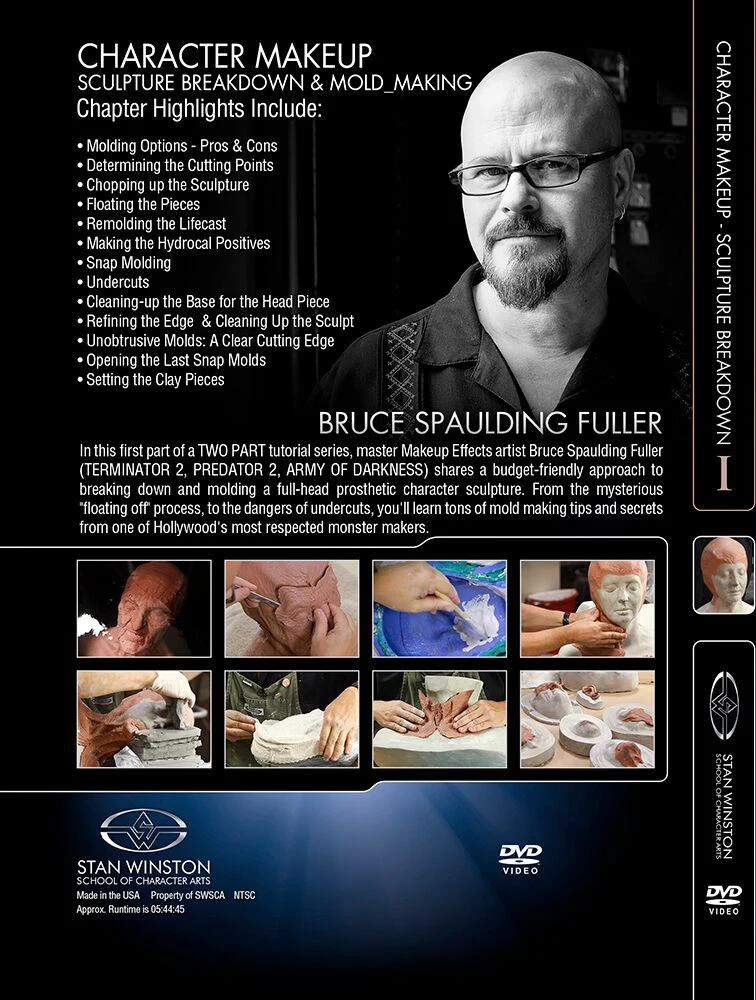 Stan Winston Studio Character Makeup - Sculpture Breakdown & Molding (DVD) - Image 2