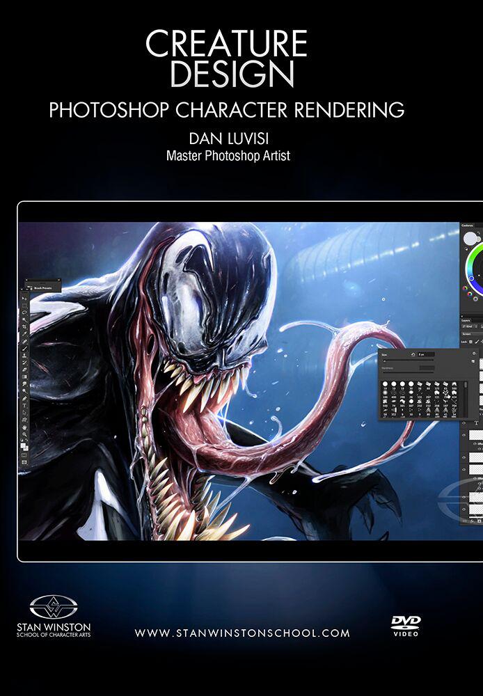 Stan Winston Studio Creature Design - Photoshop Character Rendering (DVD)