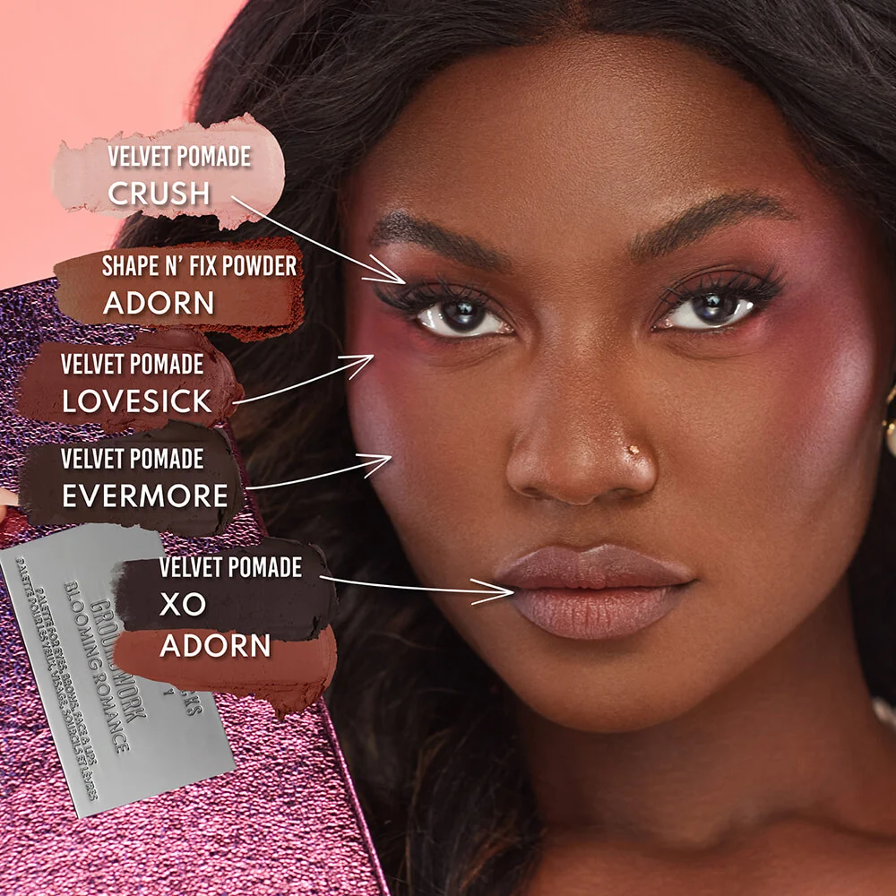 Danessa Myricks Beauty Groundwork Blooming Romance Palette - Image 4