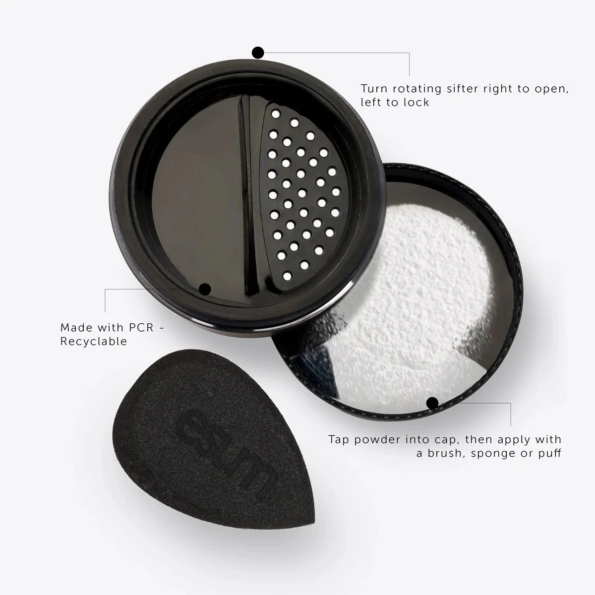 Esum Perfect Finish Setting Veil Hydrating Loose Setting Powder - Image 5