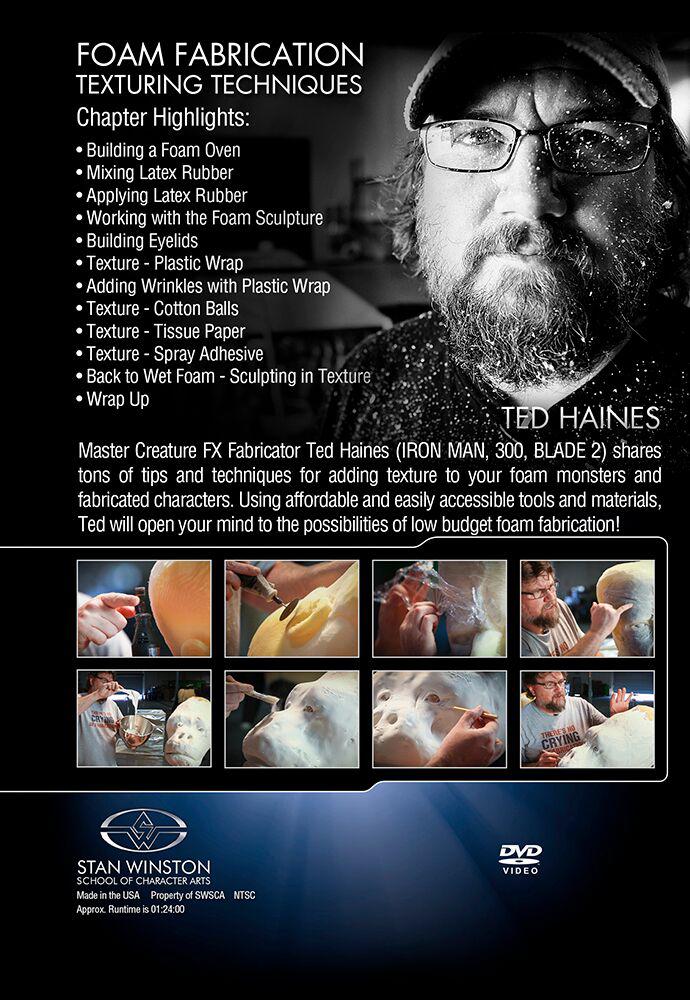 Stan Winston Studio Foam Fabrication - Texturing Techniques (DVD) - Image 2