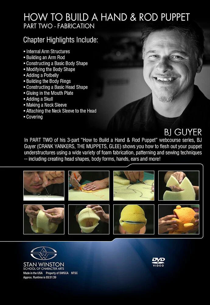 Stan Winston Studio How to Build a Hand & Rod Puppet (DVD) - Image 4