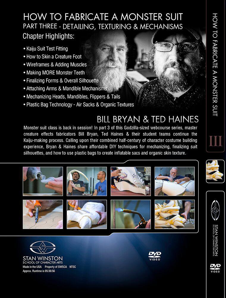 Stan Winston Studio How to Fabricate a Monster Suit (DVD) - Image 6
