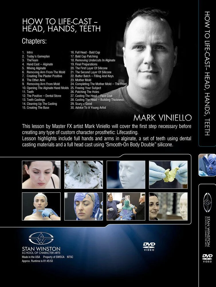 Stan Winston Studio How To Life-Cast - Head, Hands & Teeth (DVD) - Image 2