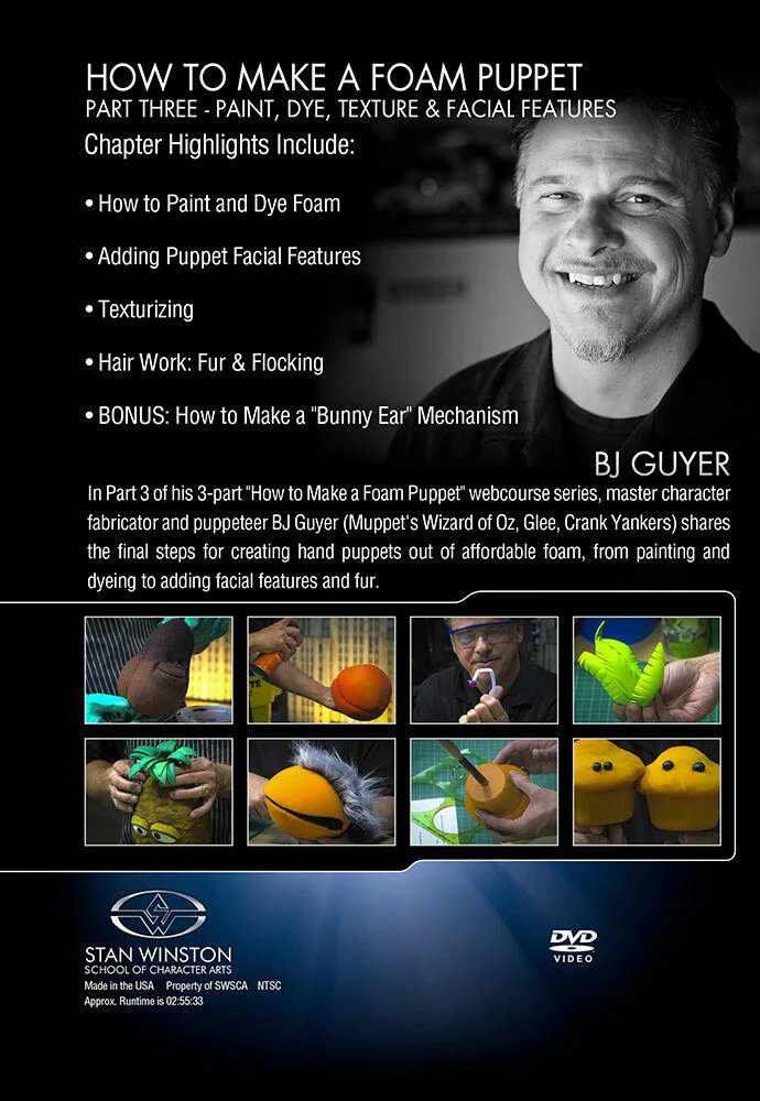 Stan Winston Studio How to Make a Foam Puppet (DVD) - Image 6