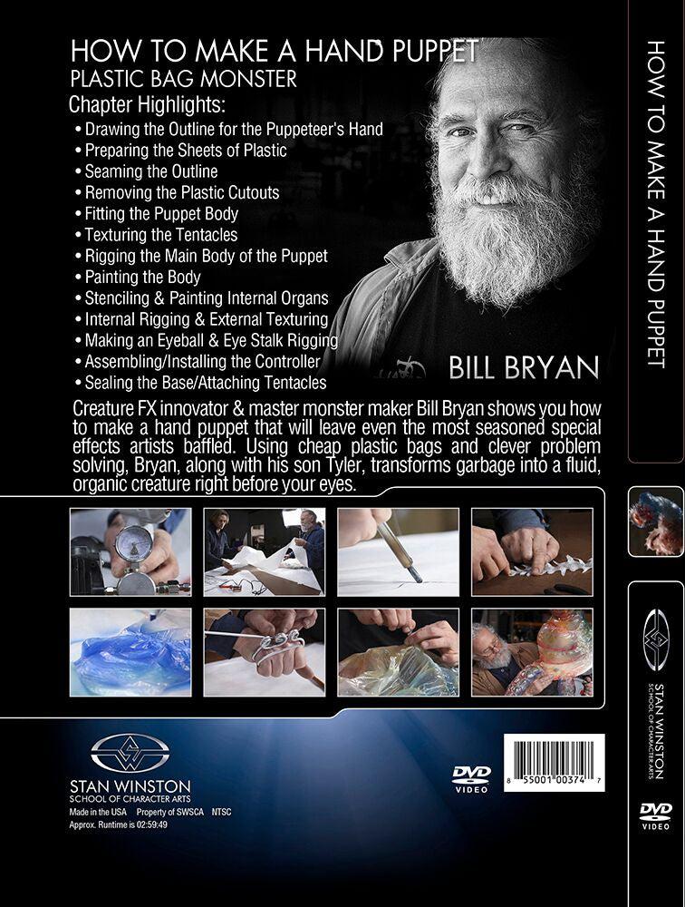 Stan Winston Studio How To Make A Hand Puppet - Plastic Bag Monster (DVD) - Image 2