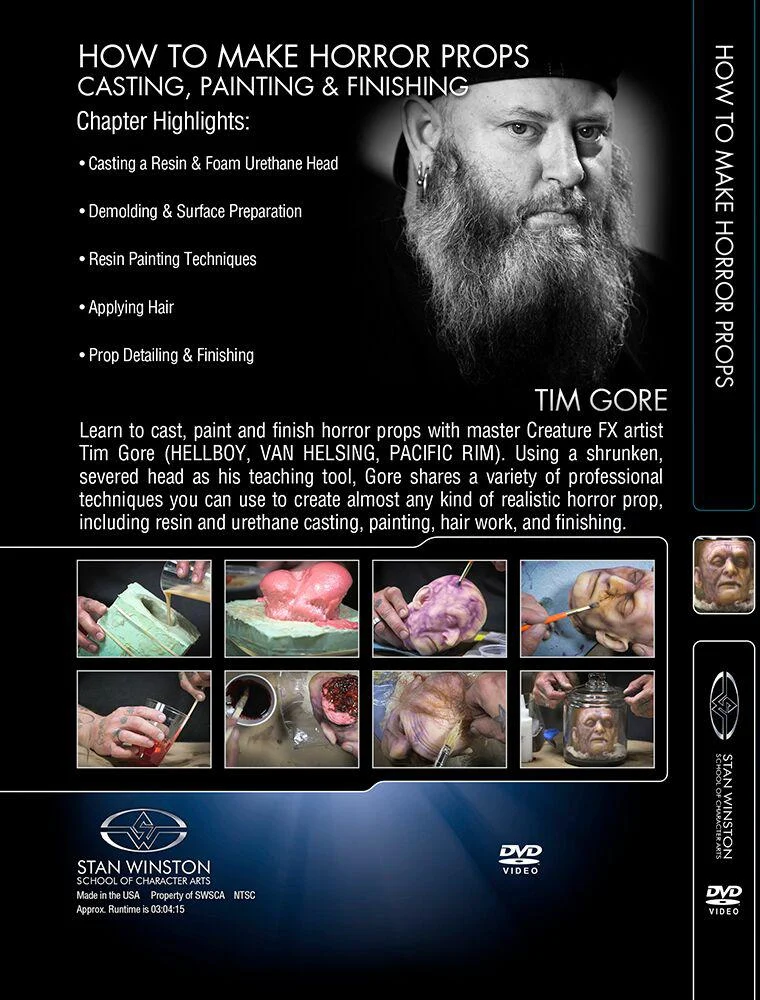 Stan Winston Studio How to Make Horror Props Casting, Painting, and Finishing (DVD) - Image 2
