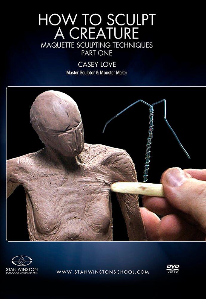 Stan Winston Studio How to Sculpt a Creature Maquette Sculpting Techniques (DVD)