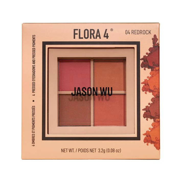 Jason Wu Beauty Flora 4 Eyeshadow Palette - 04 Red Rock - Image 3