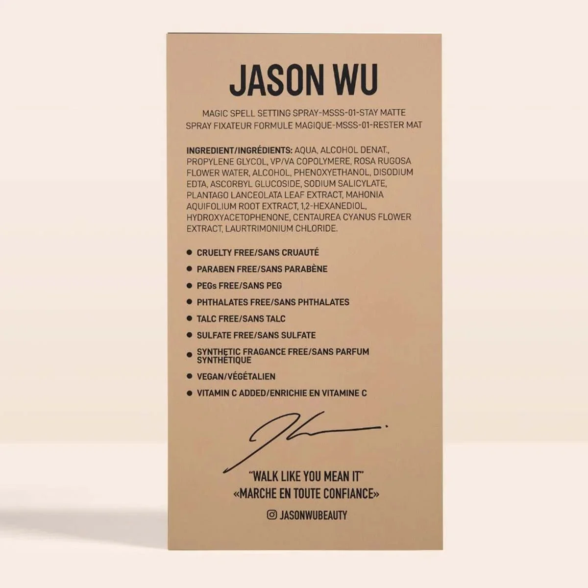 Jason Wu Beauty Magic Spell Matte Setting Spray - Image 2