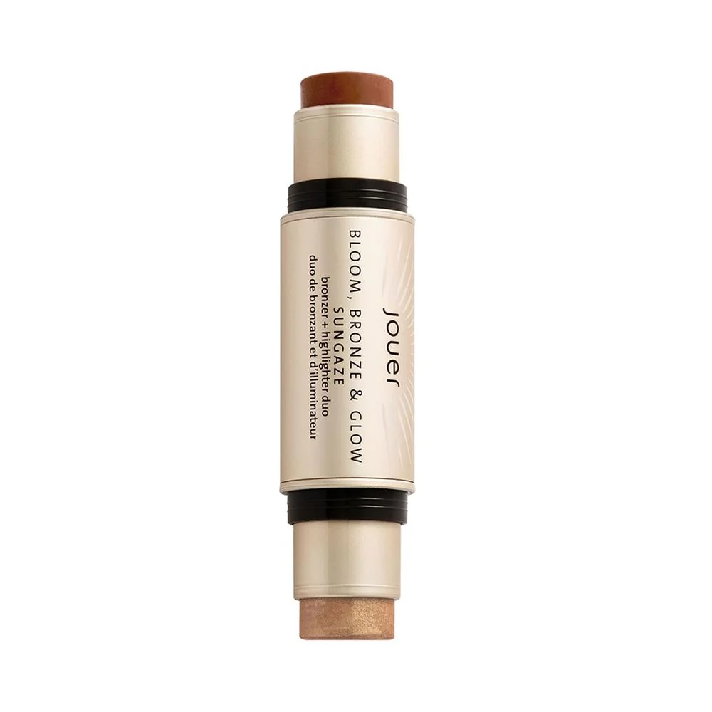 Jouer Bloom, Bronze & Glow Bronzer + Highlighter Duo - Image 3