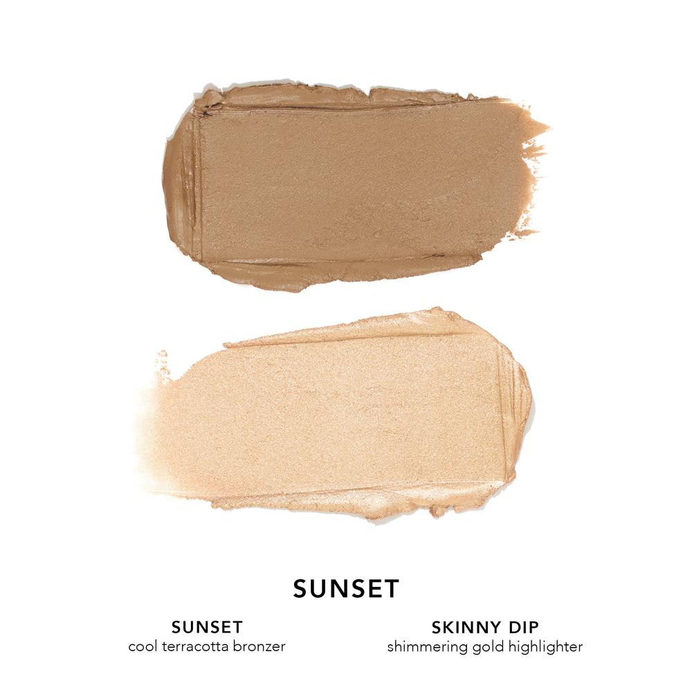 Jouer Bloom, Bronze & Glow Bronzer + Highlighter Duo - Image 7