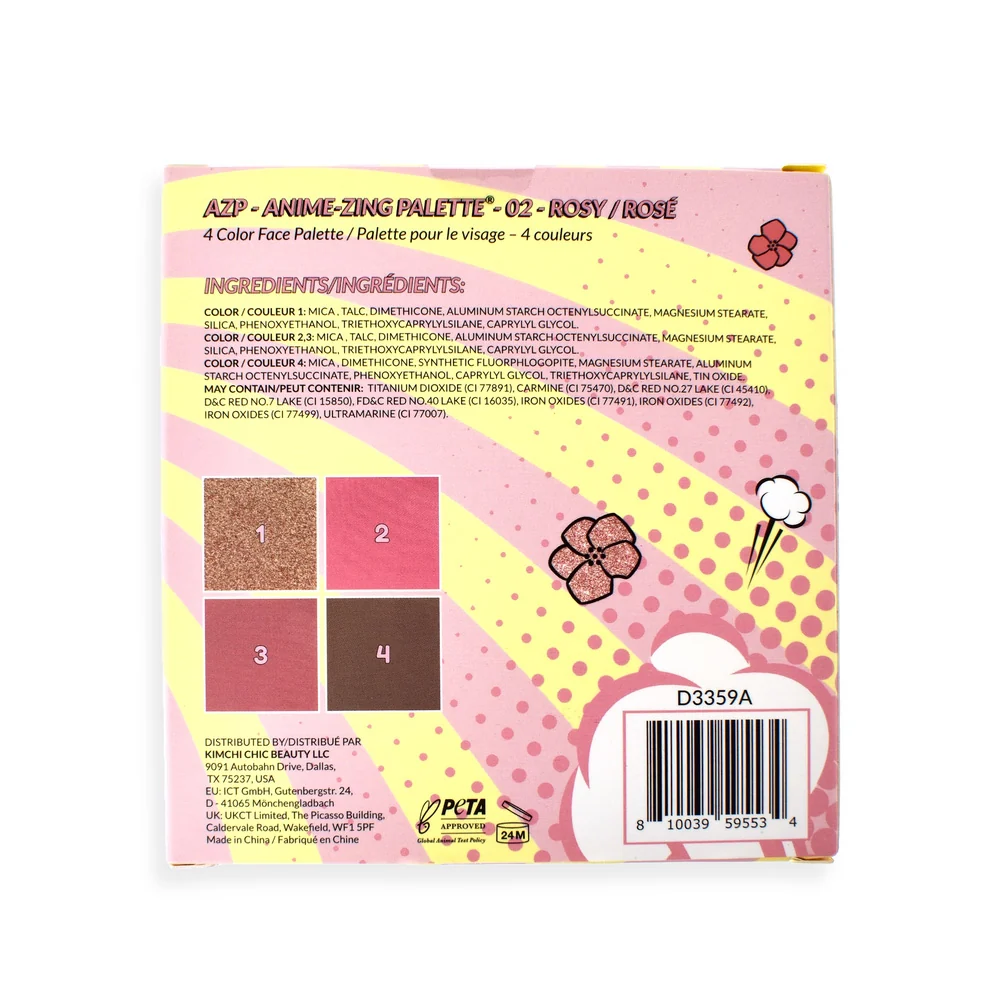 KimChi Chic Beauty Anime Zing Face Palette - Image 6