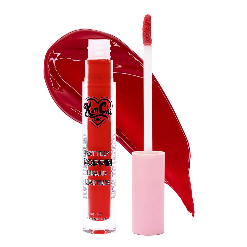 KimChi Chic Beauty Mattely Poppin Liquid Lipstick - Image 8