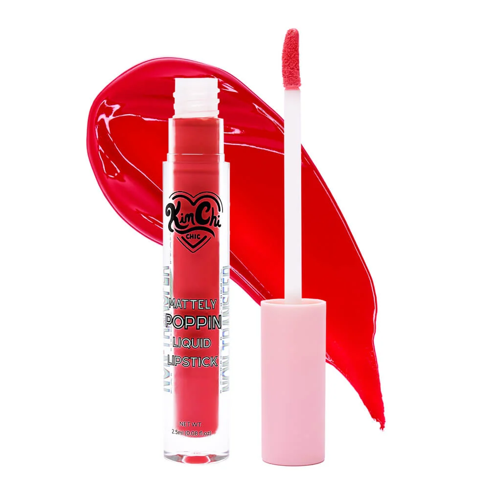 KimChi Chic Beauty Mattely Poppin Liquid Lipstick - Image 9