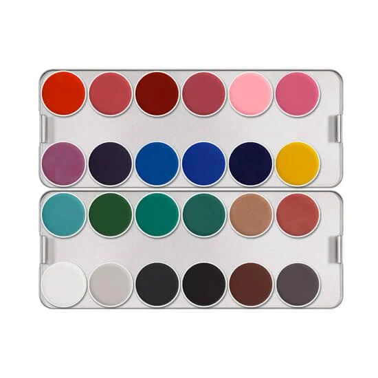 Kryolan Aquacolor Palette 24 Colors