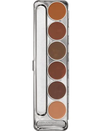 Kryolan Dermacolor Camouflage Creme Palette 6 Colors - Image 2