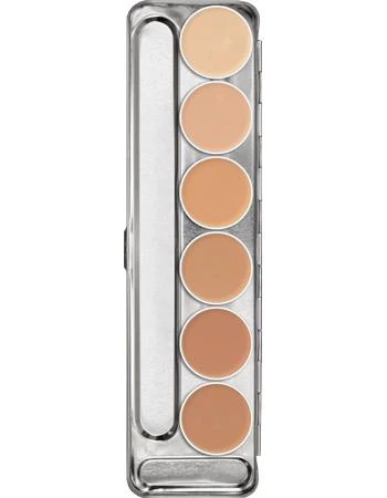 Kryolan Dermacolor Camouflage Creme Palette 6 Colors - Image 3