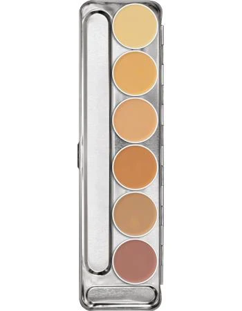 Kryolan Dermacolor Camouflage Creme Palette 6 Colors - Image 4