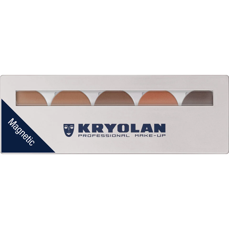 Kryolan Eyebrow Powder Palette 5 Colors - Image 2