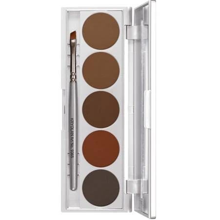 Kryolan Eyebrow Powder Palette 5 Colors - Image 4