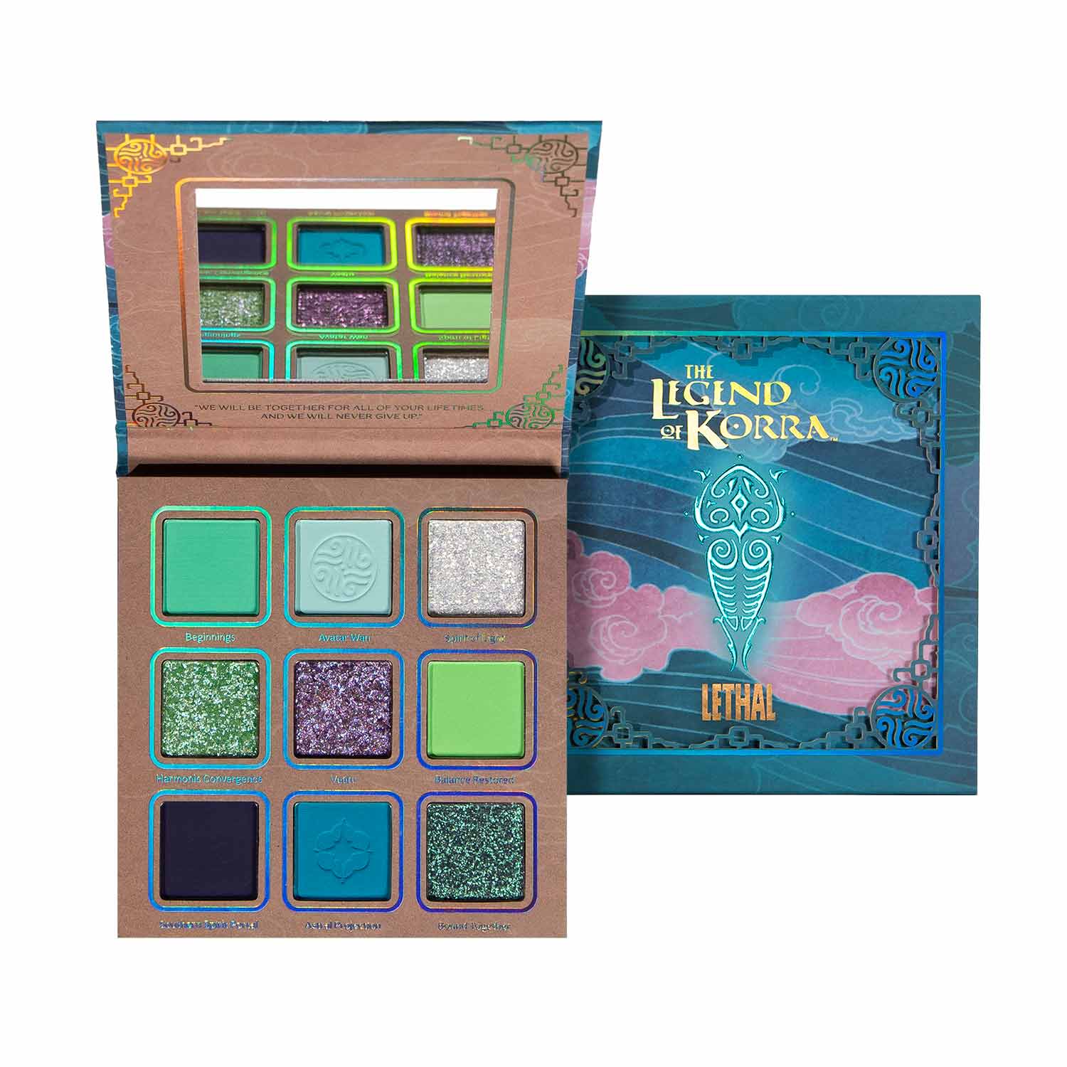 Lethal Cosmetics The Legend of Korra Raava Palette