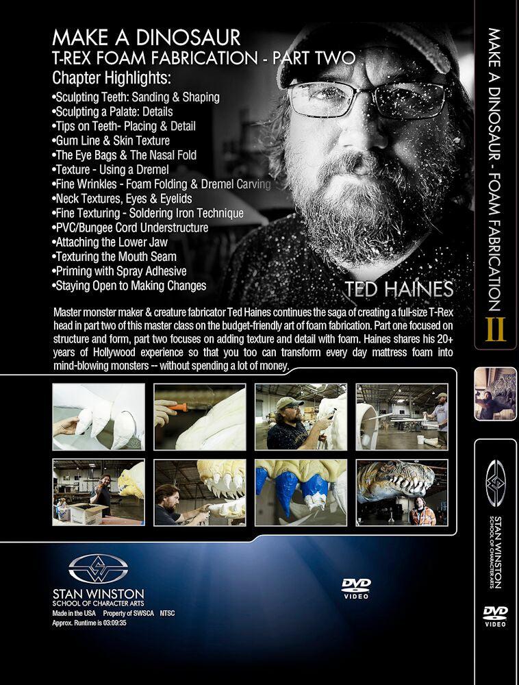 Stan Winston Studio Make a Dinosaur T-Rex Foam Fabrication (DVD) - Image 4