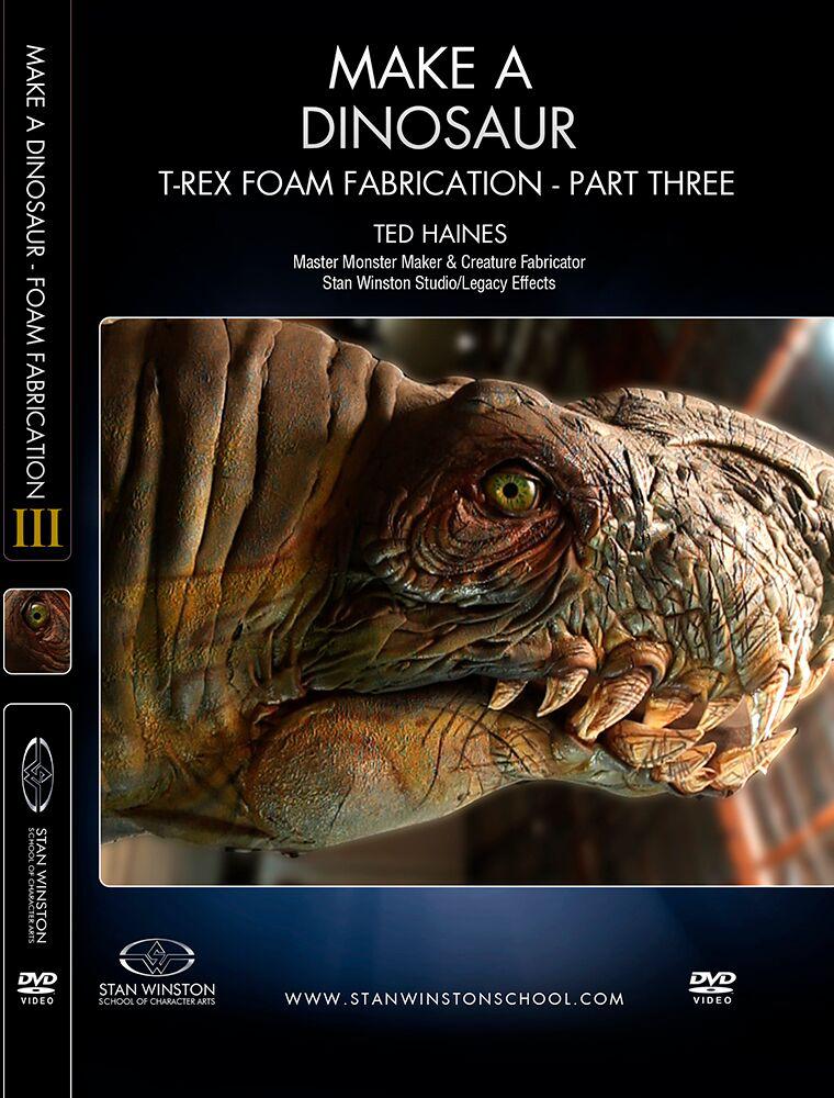 Stan Winston Studio Make a Dinosaur T-Rex Foam Fabrication (DVD) - Image 5