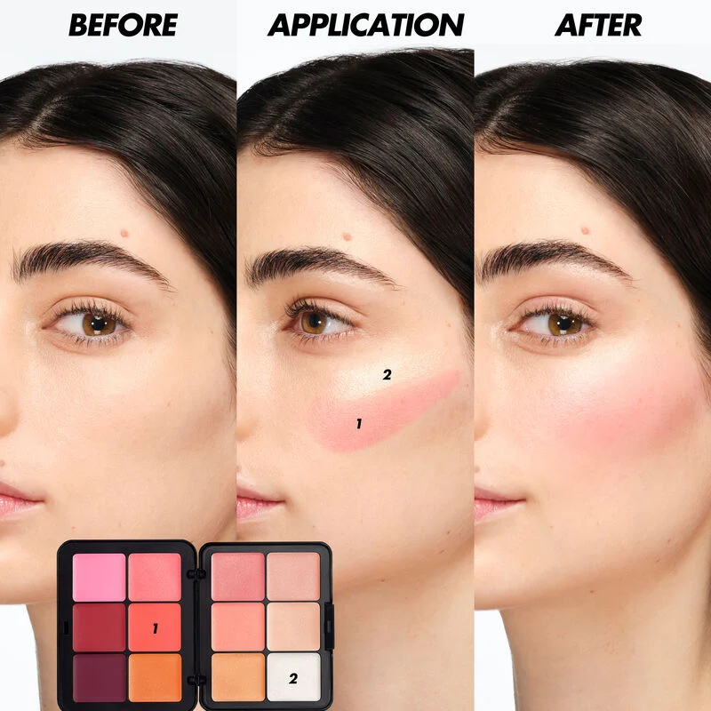 Make Up For Ever HD Skin Blush & Glow Palette - Image 5