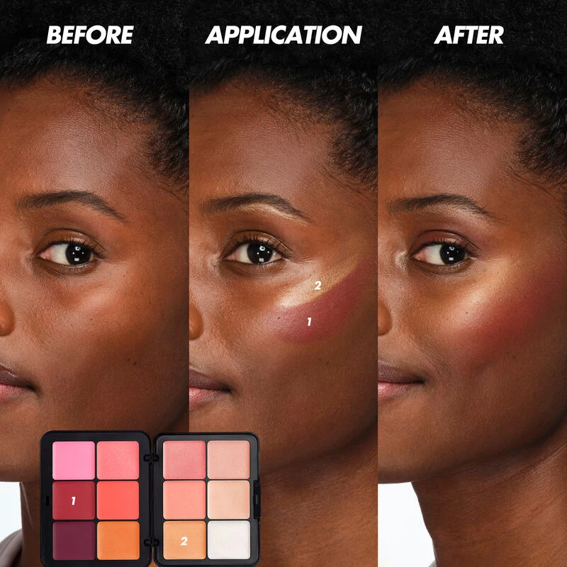 Make Up For Ever HD Skin Blush & Glow Palette - Image 6