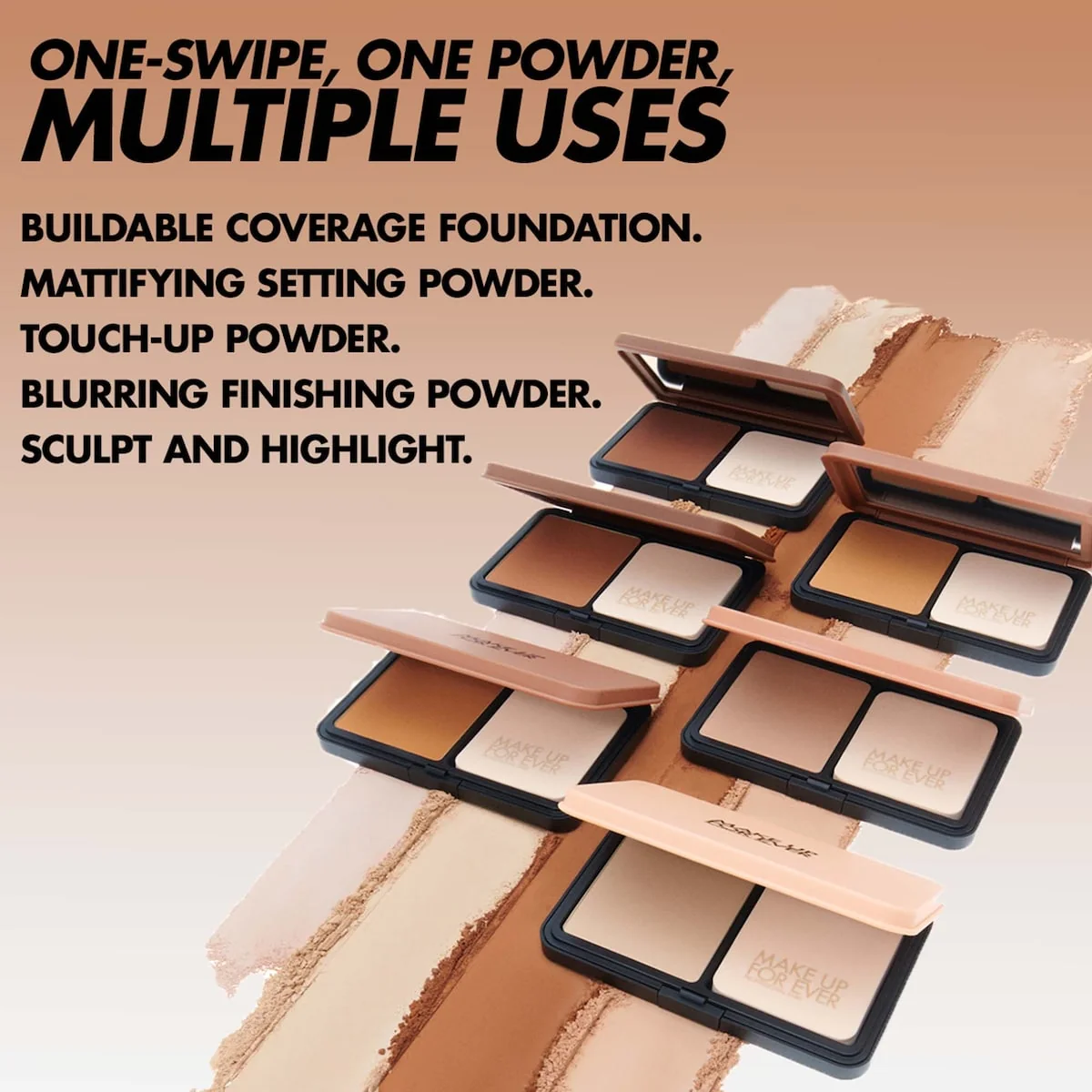 Make Up For Ever HD Skin Matte Velvet Powder Foundation - Image 5