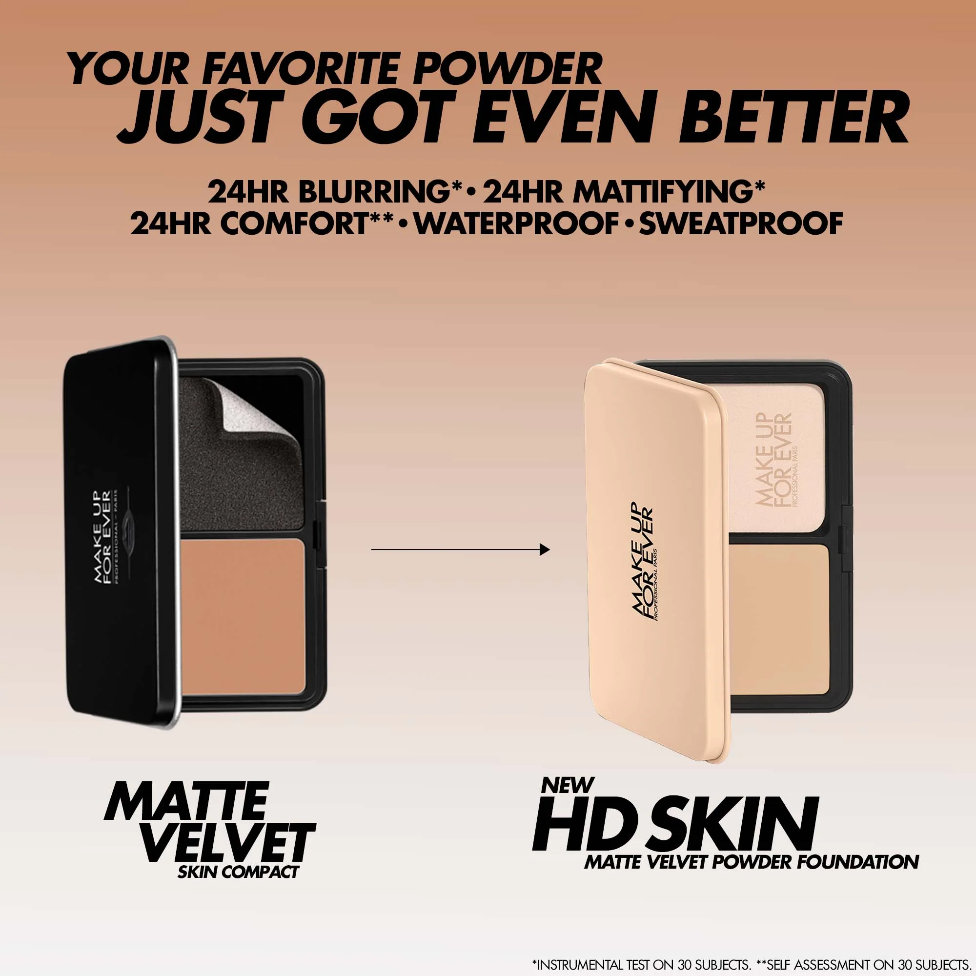 Make Up For Ever HD Skin Matte Velvet Powder Foundation - Image 6