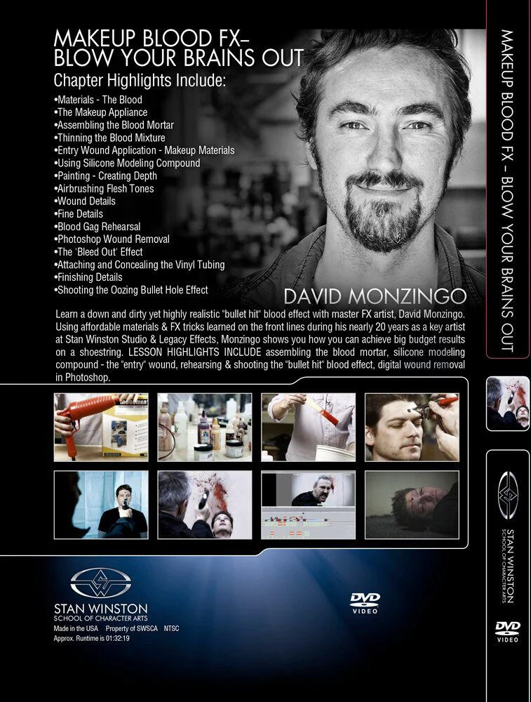 Stan Winston Studio Makeup Blood FX - Blow Your Brains Out (DVD) - Image 2