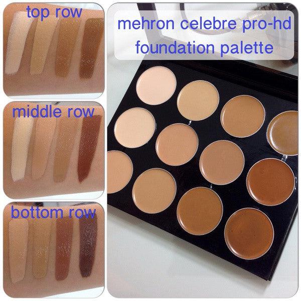 Mehron Celebre Pro-HD 12-Color Cream Highlight/Contour Palette - Image 3