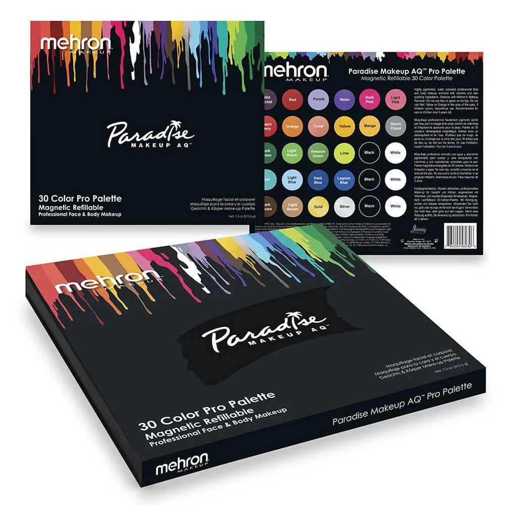 Mehron Paradise Makeup AQ Palette - 30 Well - Image 3