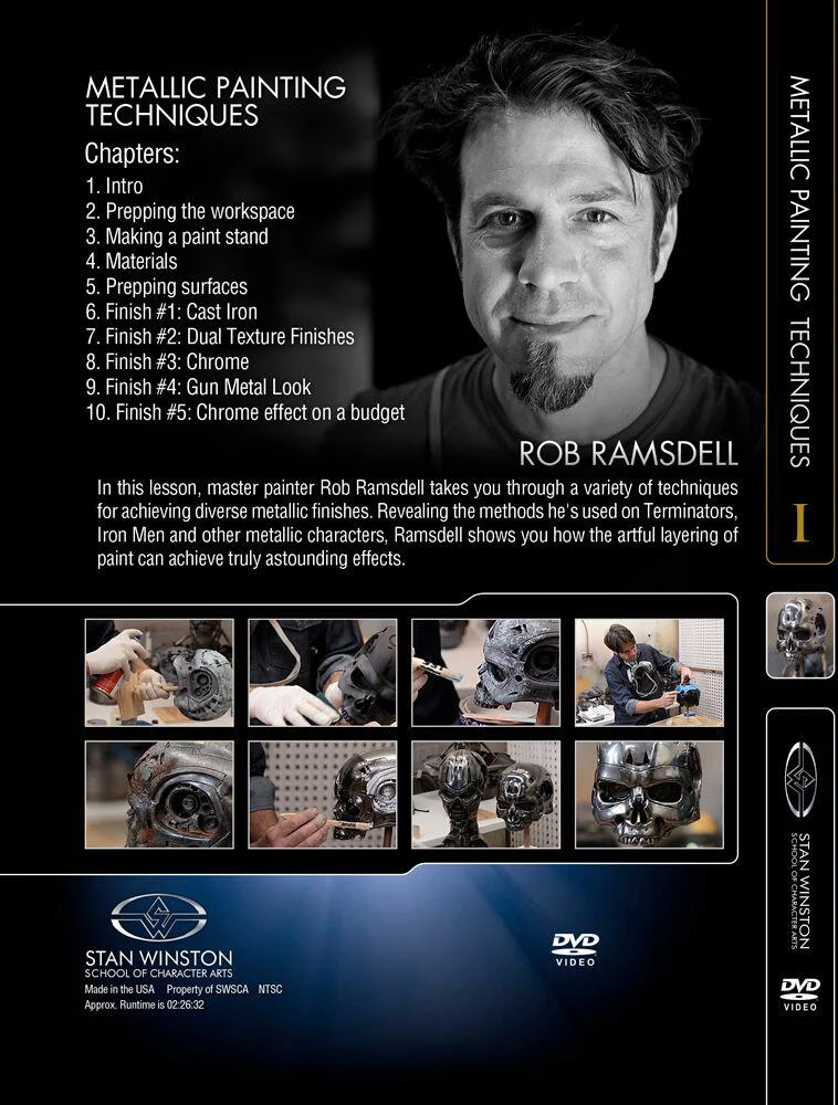 Stan Winston Studio Metallic Painting Techniques - Robot Finishes (Terminator) (DVD) - Image 2
