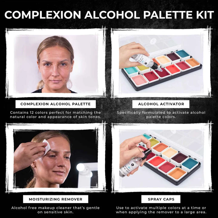 Narrative Cosmetics 12 Color Complexion Alcohol Activated Palette - Image 5