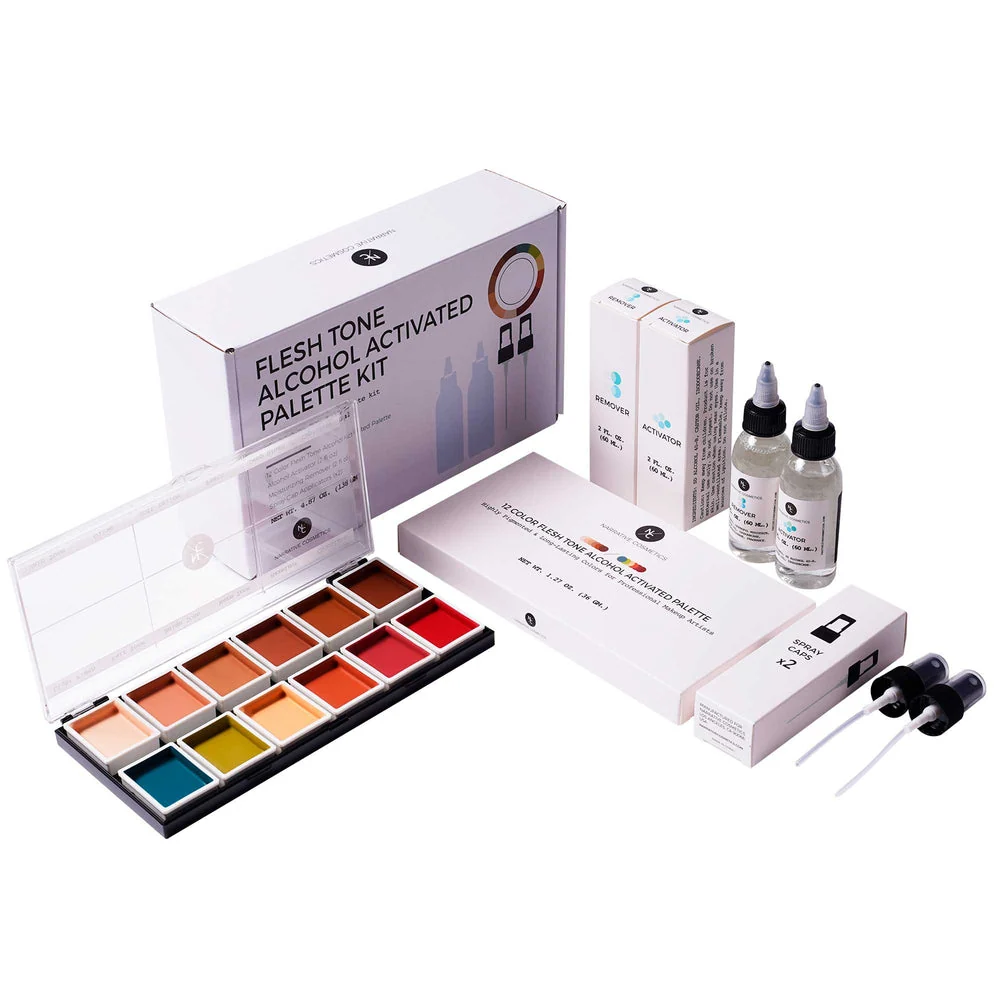 Narrative Cosmetics 12 Color Flesh Tone Alcohol Activated Palette - Image 3