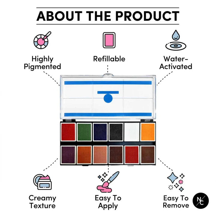 Narrative Cosmetics 12 Color FX Water Activated Palette - Image 3