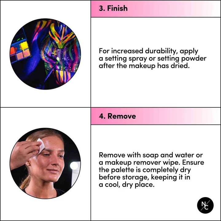 Narrative Cosmetics 12 Color UV Water Activated Glow Palette - Image 7