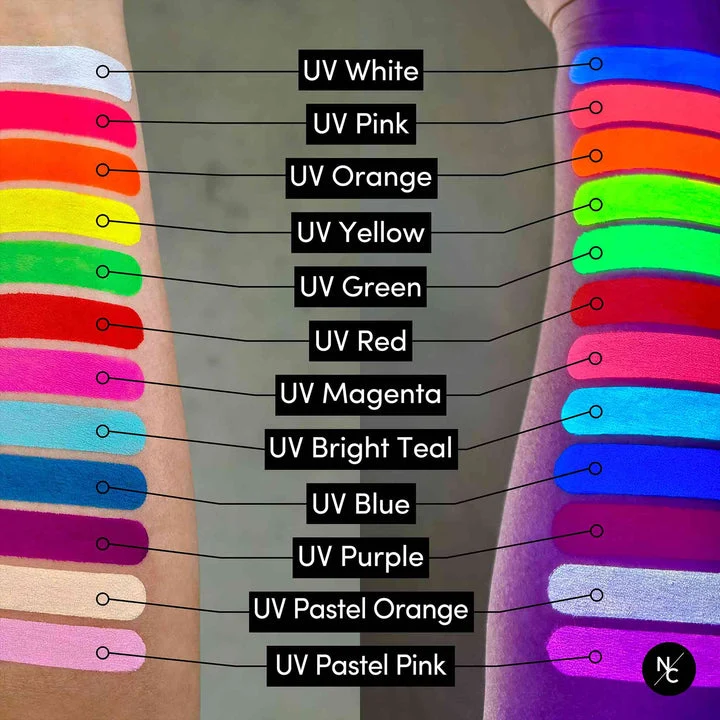Narrative Cosmetics 12 Color UV Water Activated Glow Palette - Image 8