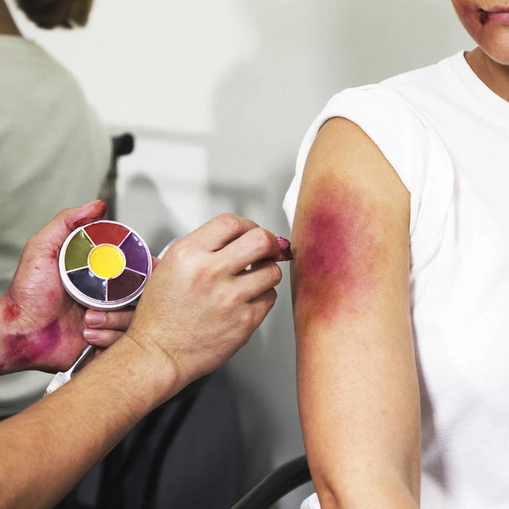 Narrative Cosmetics 6 Color Bruise Wheel Professional SFX Cream Makeup - Image 4